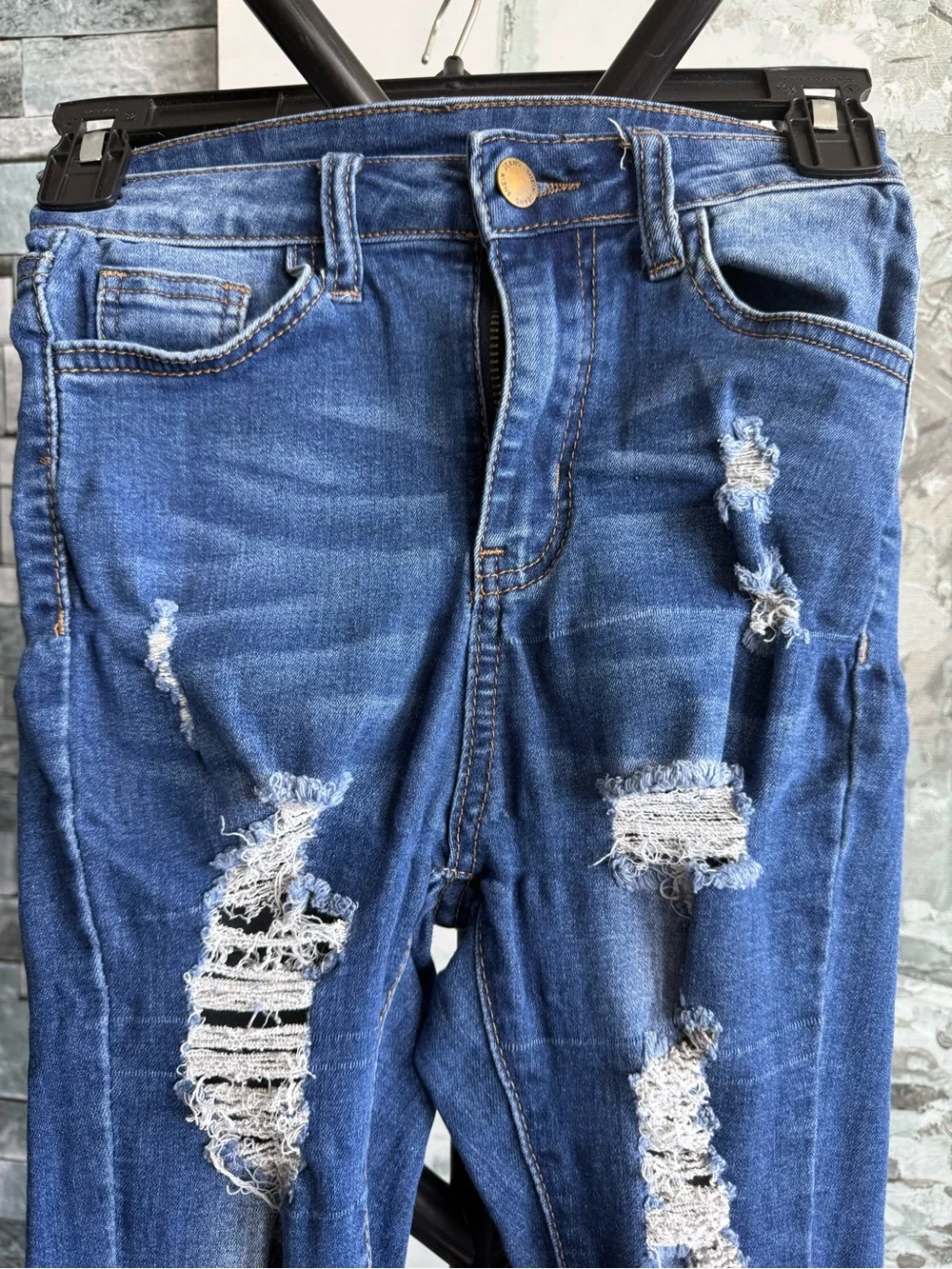 SHEIN trendy distressed